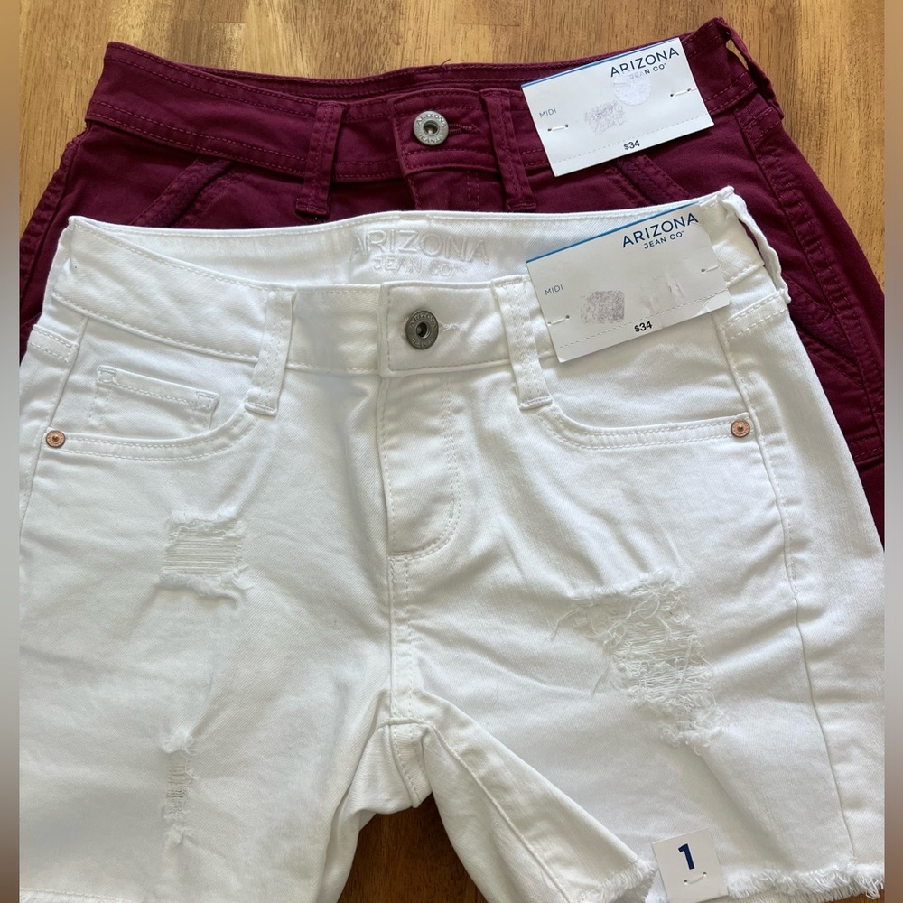 NWT Arizona Jean shorts